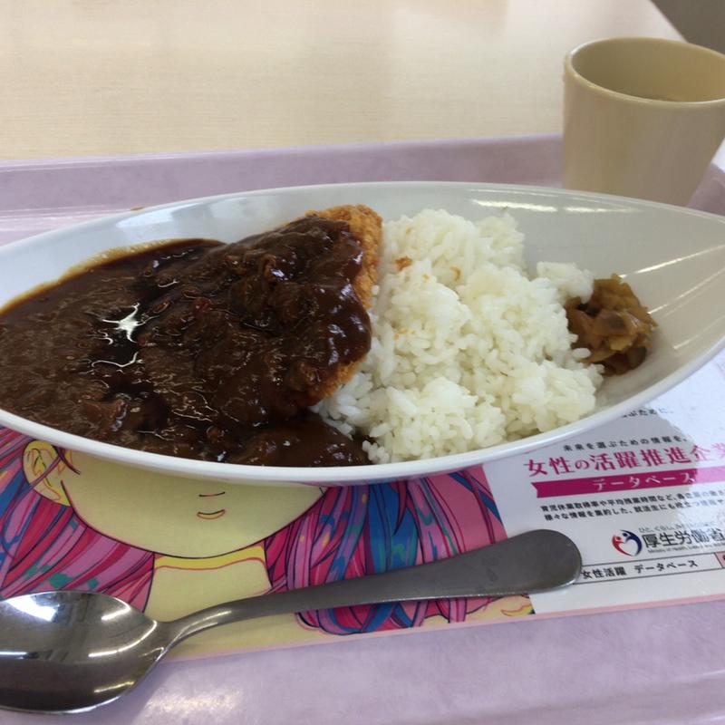 カツカレー(上智大学 2号館学生食堂)