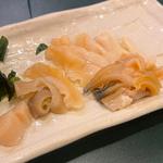 生ホッキ貝の刺身(酒の店 ななや)