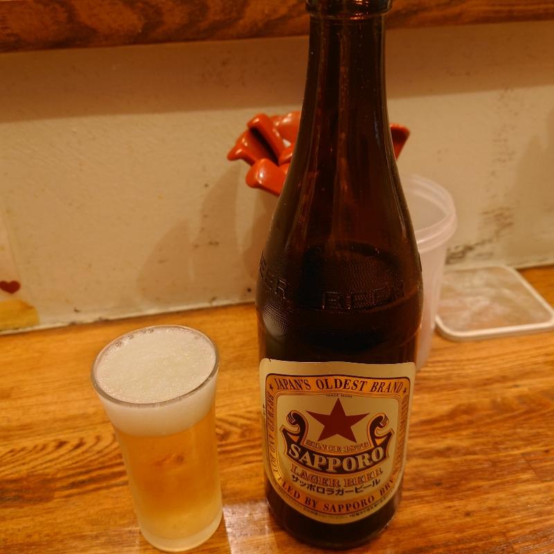 ビール(焼豚ラーメン三條 葛飾店)