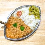 キーマカレー　じゃがいものスパイス炒めトッピング(キーマカレー スパイス婆ちゃん)
