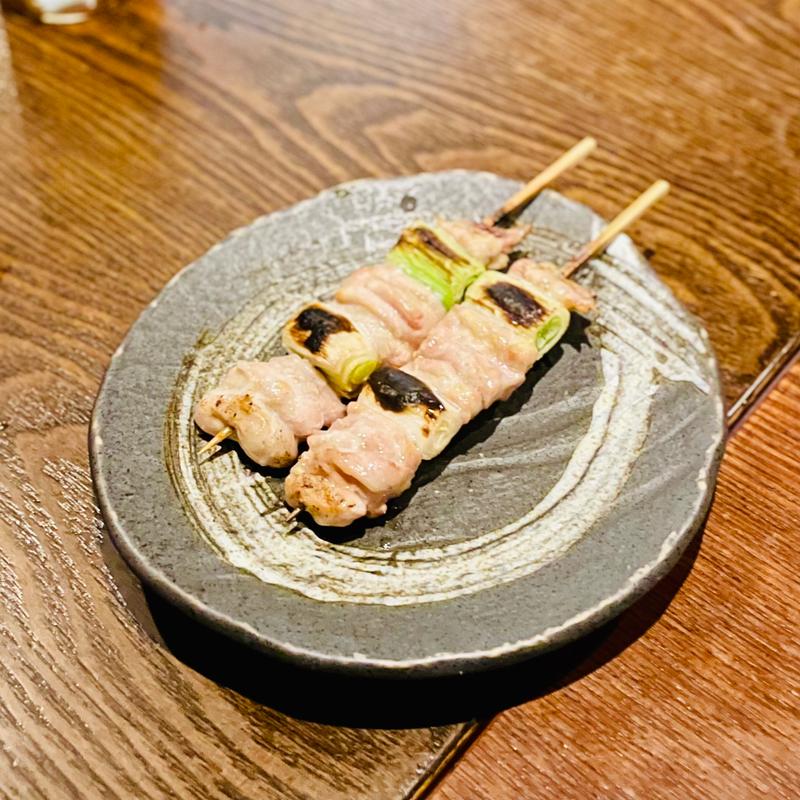 ねぎま(炭火焼鳥酒房 和光市のおっ鳥家)