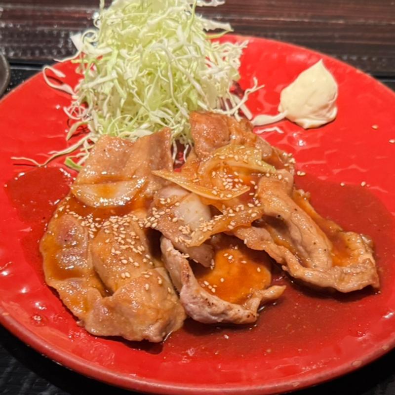 黒豚生姜焼き定食(さつまや 本店)