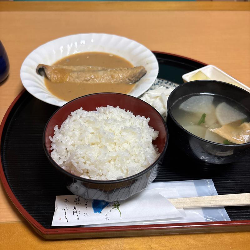 鯖味噌煮定食(やなぎ )