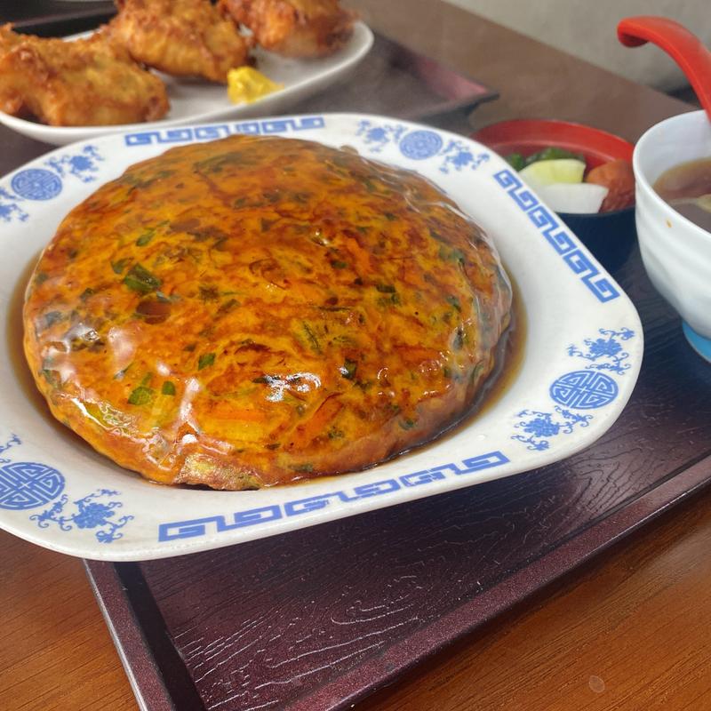 天津飯(中華料理 タカノ)