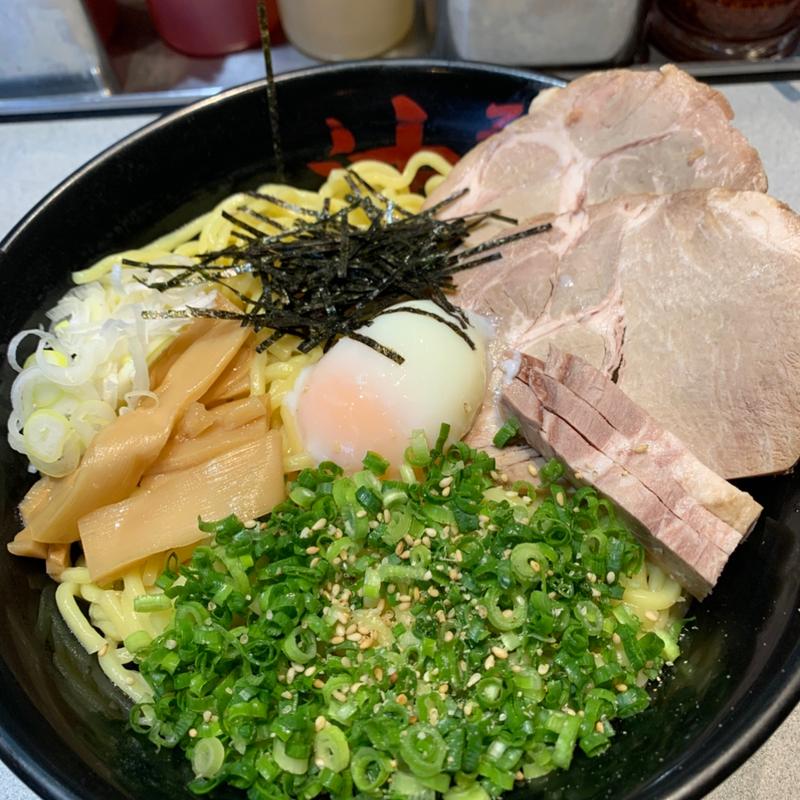 油そばW盛り＋スペシャルトッピングB(油そば 東京油組総本店 赤坂見附組)