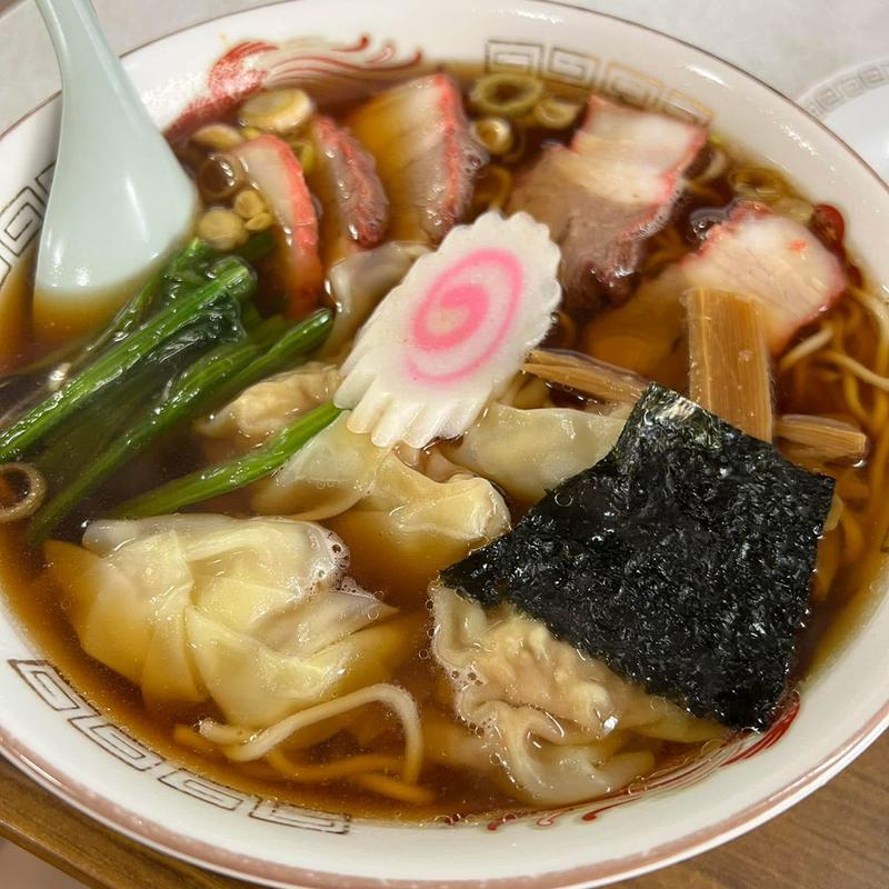 チャーシューワンタン麺(松葉屋飯店)