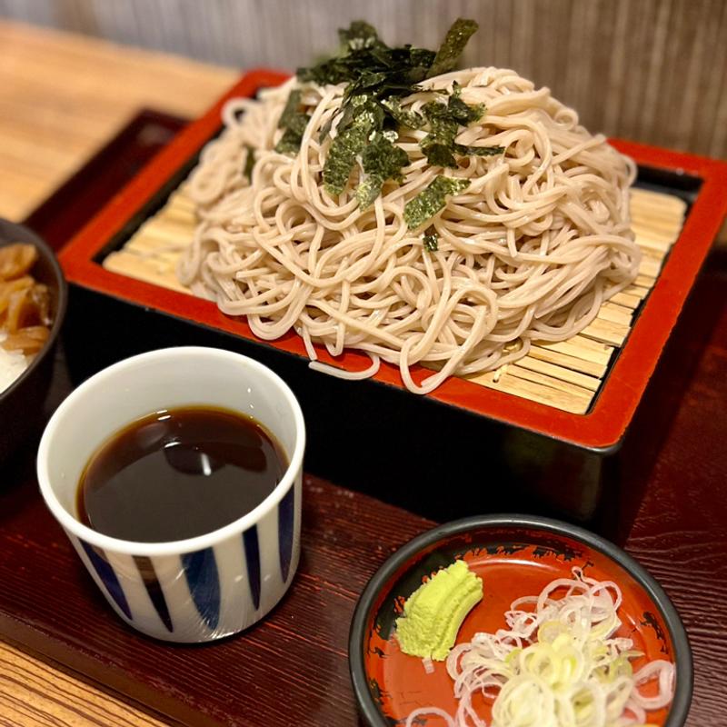 カレー丼冷そばセット(そば処 はまなす)