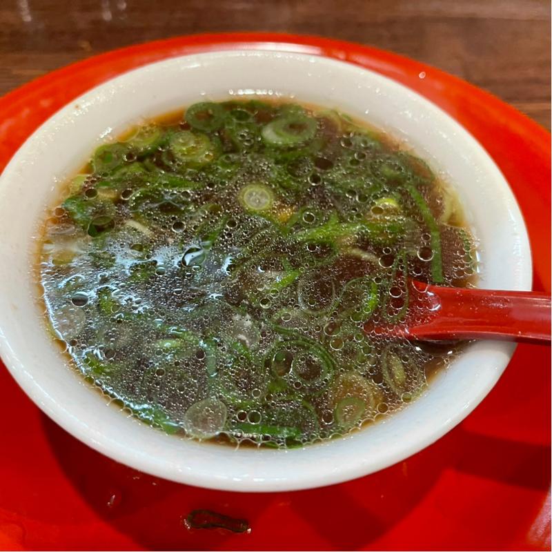 焼飯のスープ(新福菜館 麻布十番店)