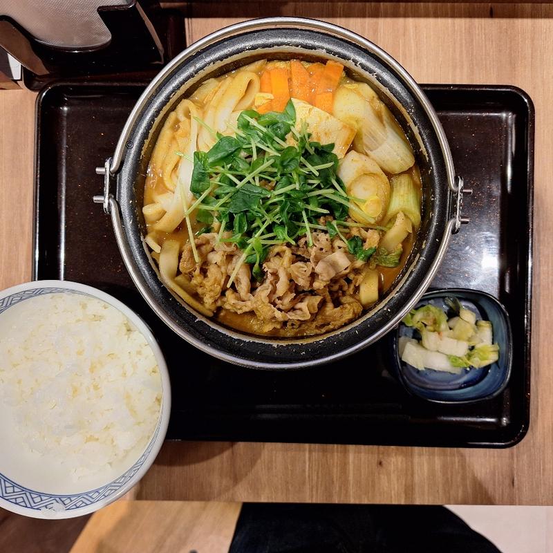 牛カレー鍋膳(吉野家 伊賀上野店 )