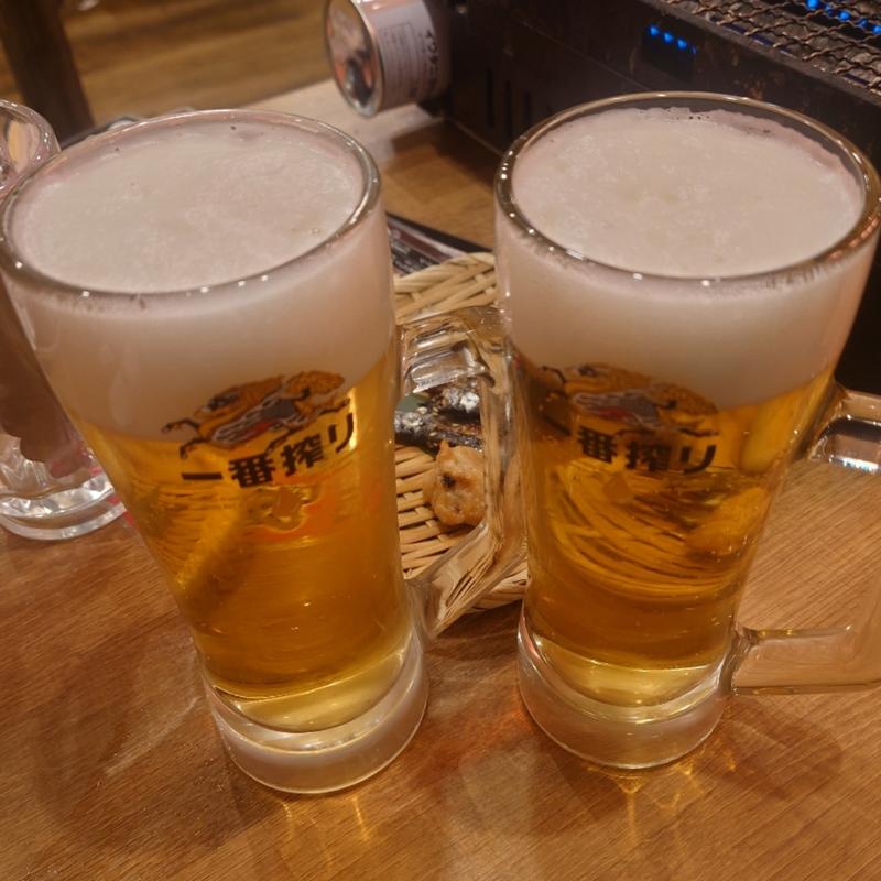 生ビール（キリン一番搾り）(磯丸水産 新小岩ルミエール店)