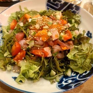 海鮮チラシサラダ(磯丸水産 新小岩ルミエール店)