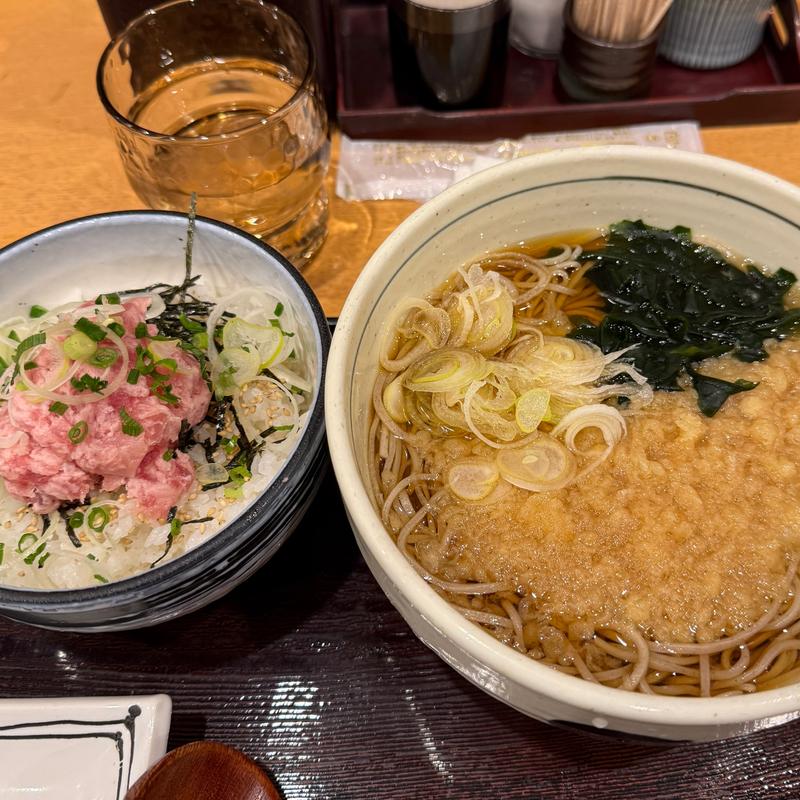 ミニねぎとろ丼セット(たまの里 多摩センター店)
