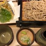 野菜天ぷら冷たい蕎麦