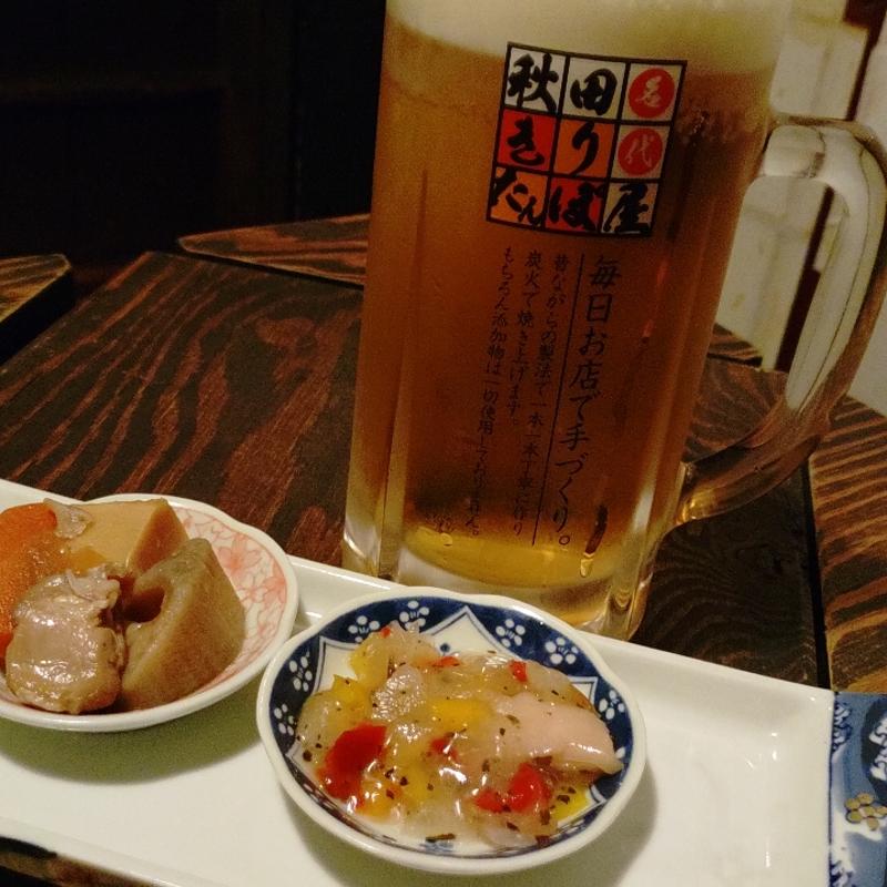 生ビール(秋田きりたんぽ屋 大町分店)