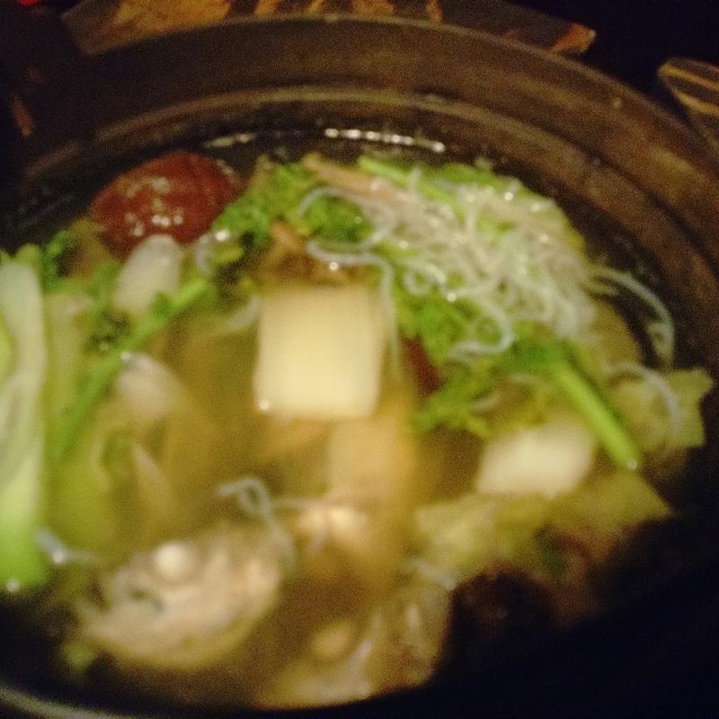 しょっつる鍋(秋田きりたんぽ屋 大町分店)