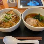 鶏の照焼丼＆ミニラーメン　大盛り