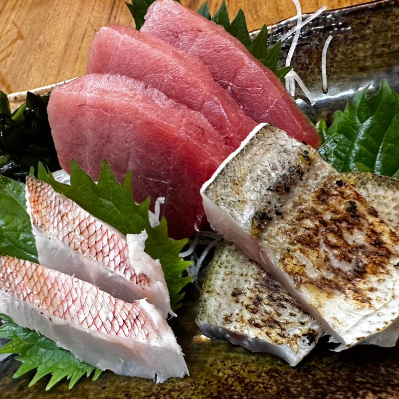 刺身三点盛り(こまどり )