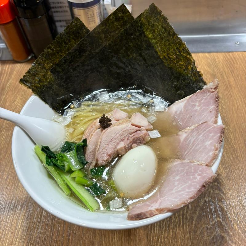 特製 昆布の塩らー麺 普通(昆布の塩らー麺専門店MANNISH 東日本橋店)