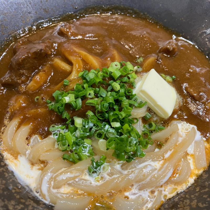 カレボナーラうどん(山下本気うどん 川崎銀柳街)
