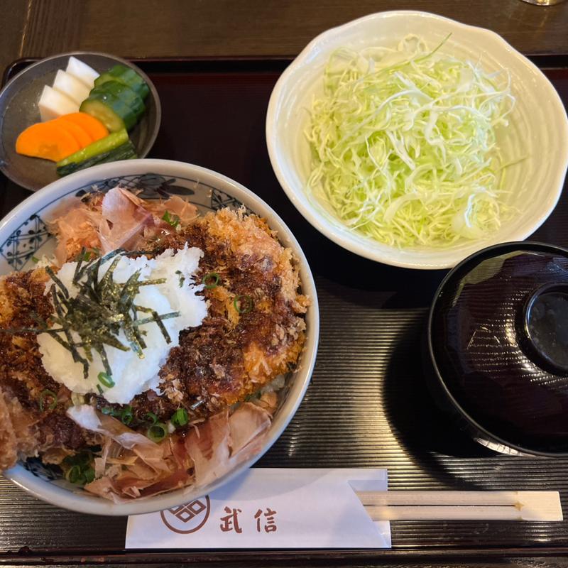 醤油かつ丼ヒレ（松）(とんかつ 武信 代々木上原店)