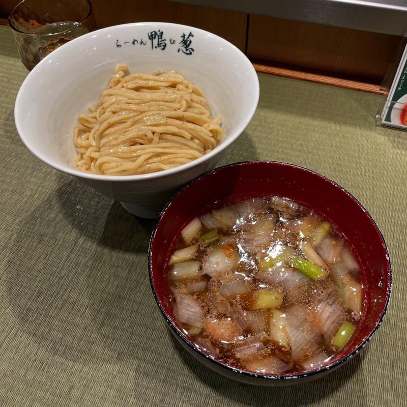 鴨汁つけそば(らーめん鴨to葱　イイトルミネ新宿店)