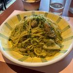広島産カキのジェノベーゼソーススパゲッティ(タベルナ・パパ )