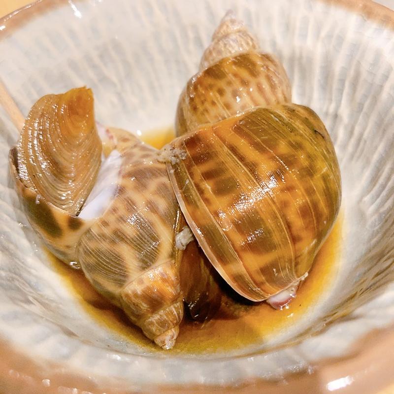 バイ貝の煮付け(よりみち酒場 檜や)