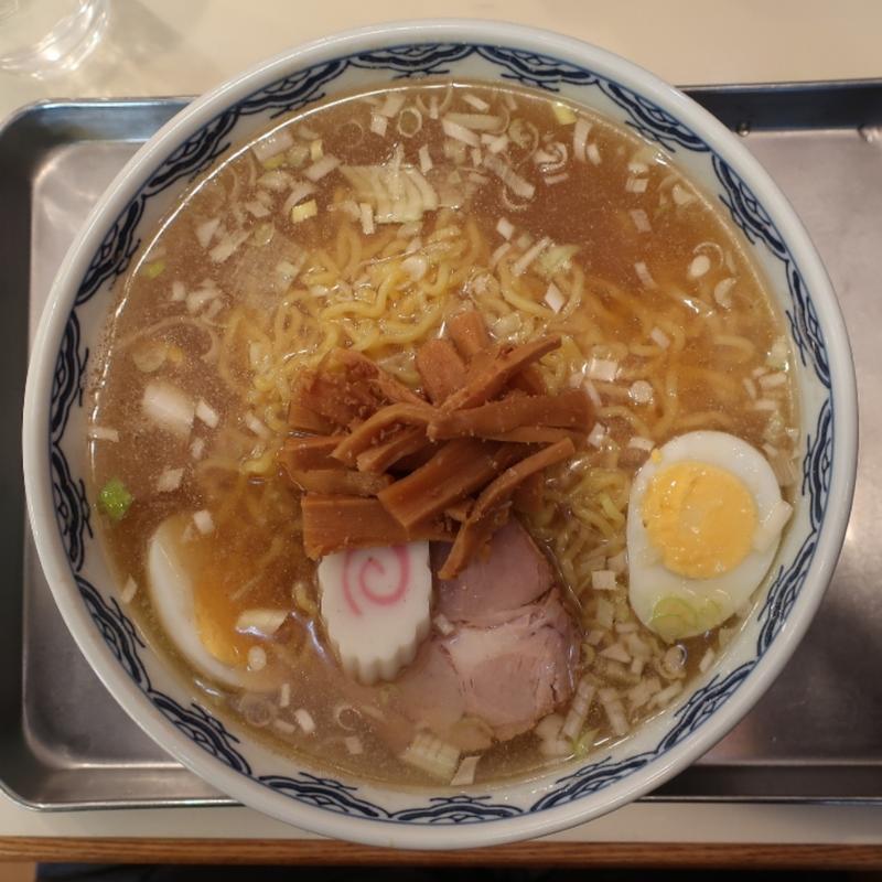 ラーメン(1玉半)＆ゆで卵(むらもと )