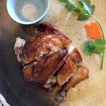 地鳥のパリパリ揚げ1/4(大鴻運天天酒楼)