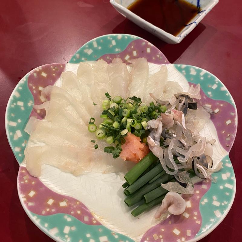 河豚刺し(かぶら)