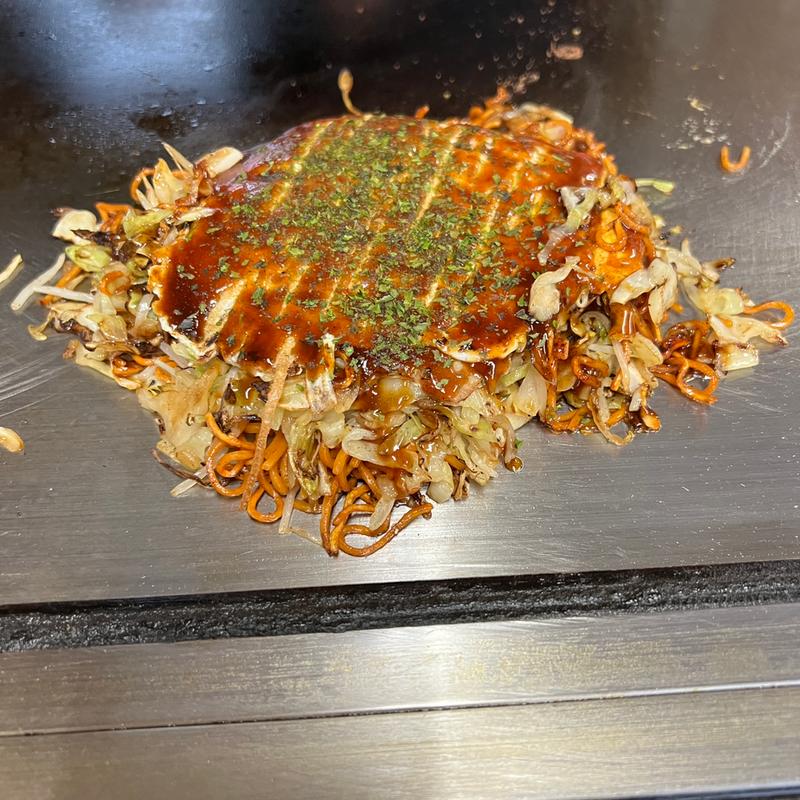 お好み焼き（辛麺）(ごんべお好み焼 )