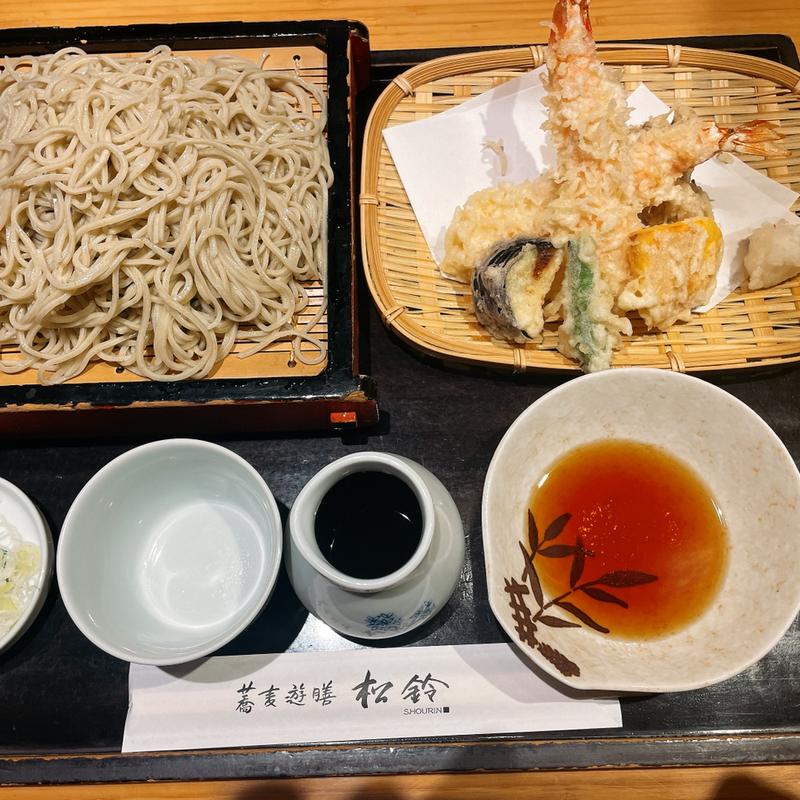 車海老天せいろ(蕎麦遊膳 松鈴)