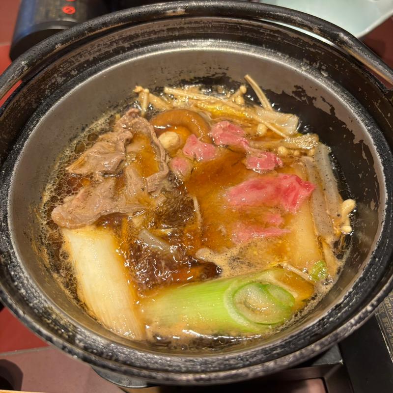 上州牛すき鍋(川場温泉悠湯里庵 )