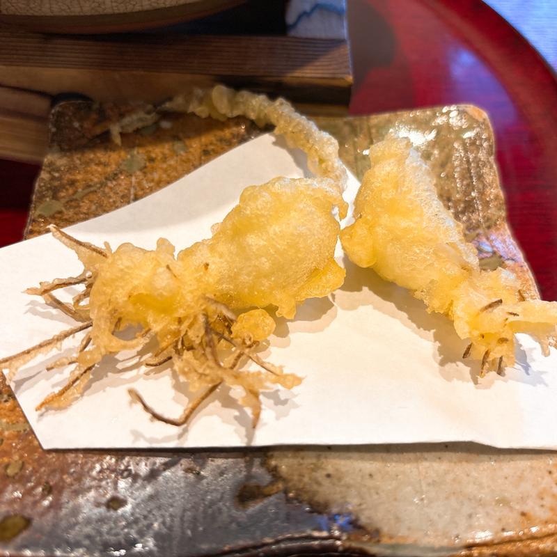 ひげにんにくの天ぷら(小嶋屋 和亭 )