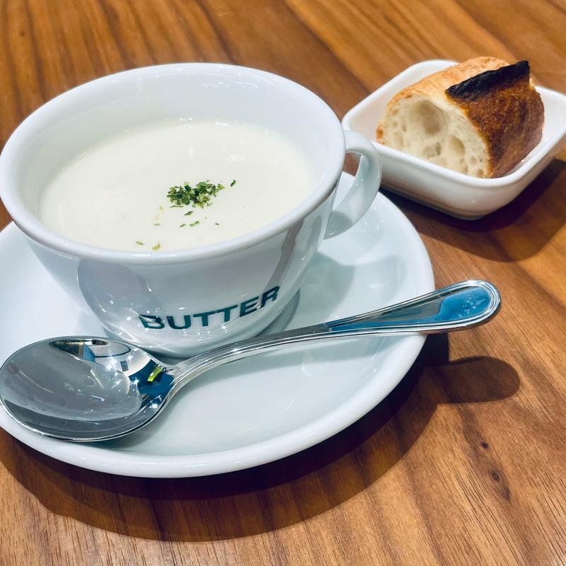じゃがいものポタージュスープ(BUTTER 美瑛放牧酪農場)
