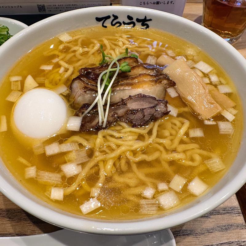 中華そば醤油(磨宝の鶏中華そば てらうち)