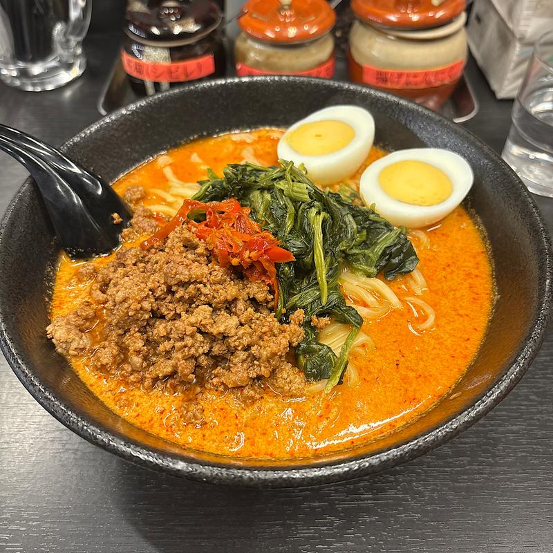 地獄の坦坦麺 中級編(地獄の坦坦麺 天竜 厚木インター店)