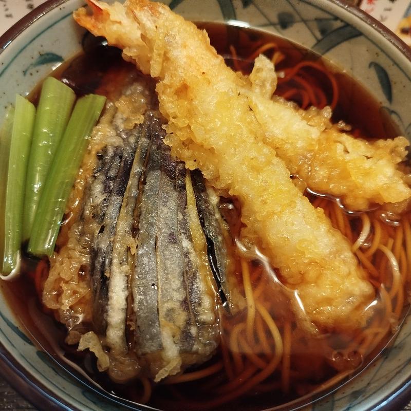 天ぷらそば(蕎麦処 大宣)