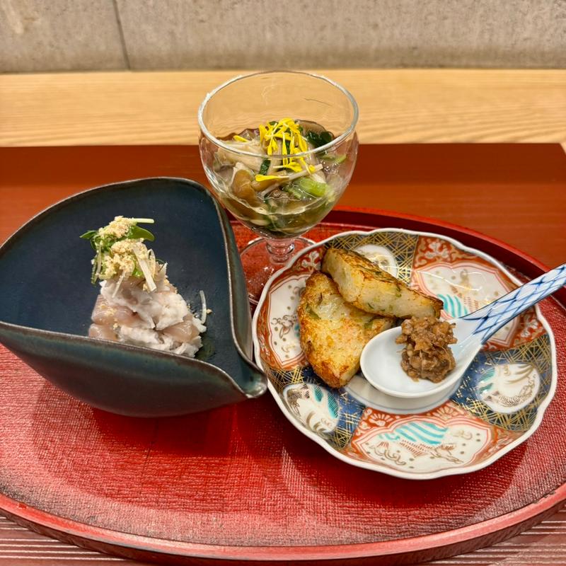 季節のおばんざい盛り合せ(そば切り 岳空)