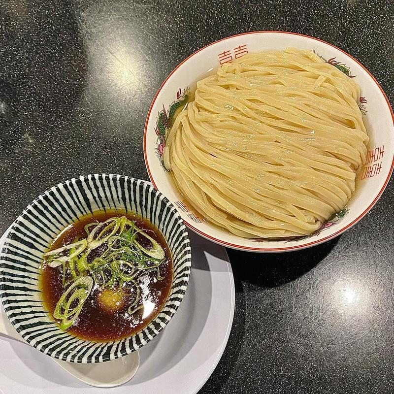 とろろ煮干し昆布水の丸鶏つけ麺(かけつけ麺) 麺500g(麺匠 至誠)