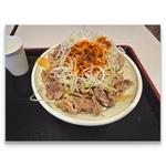赤だれ白髪ねぎ牛丼＋中盛
