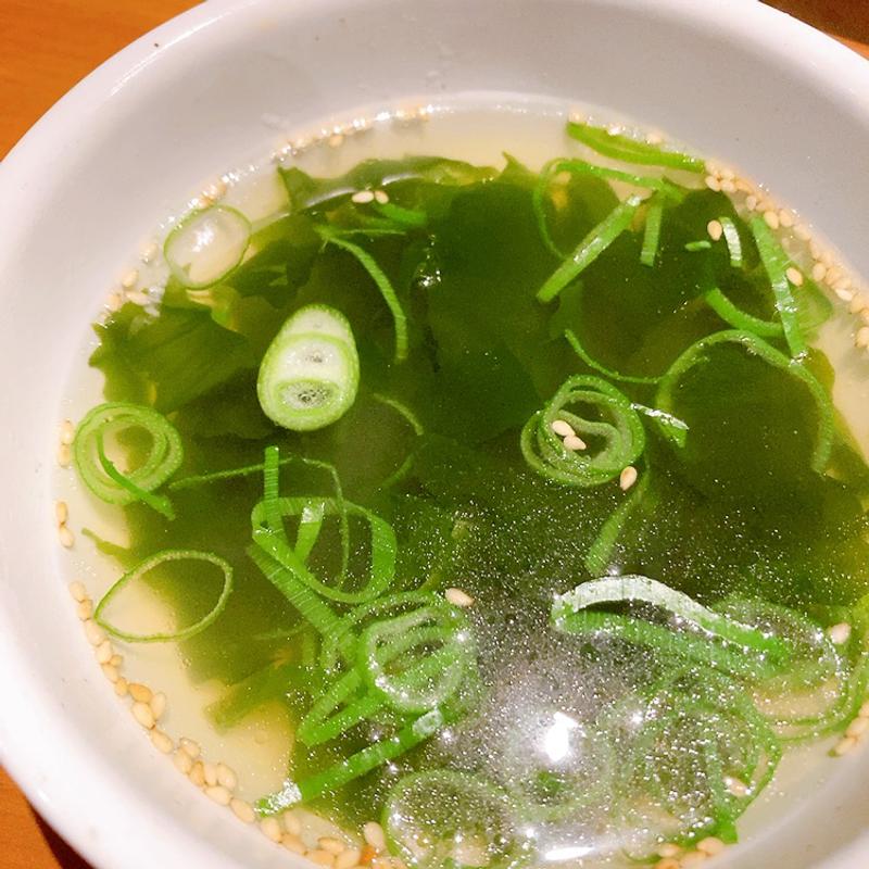 ワカメスープ(食辛房 中筋店)
