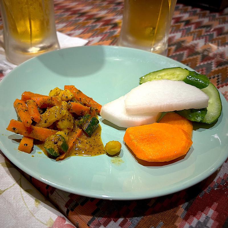 お通し(SAINO インド•ネパール料理)