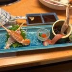 かに造り二種盛り