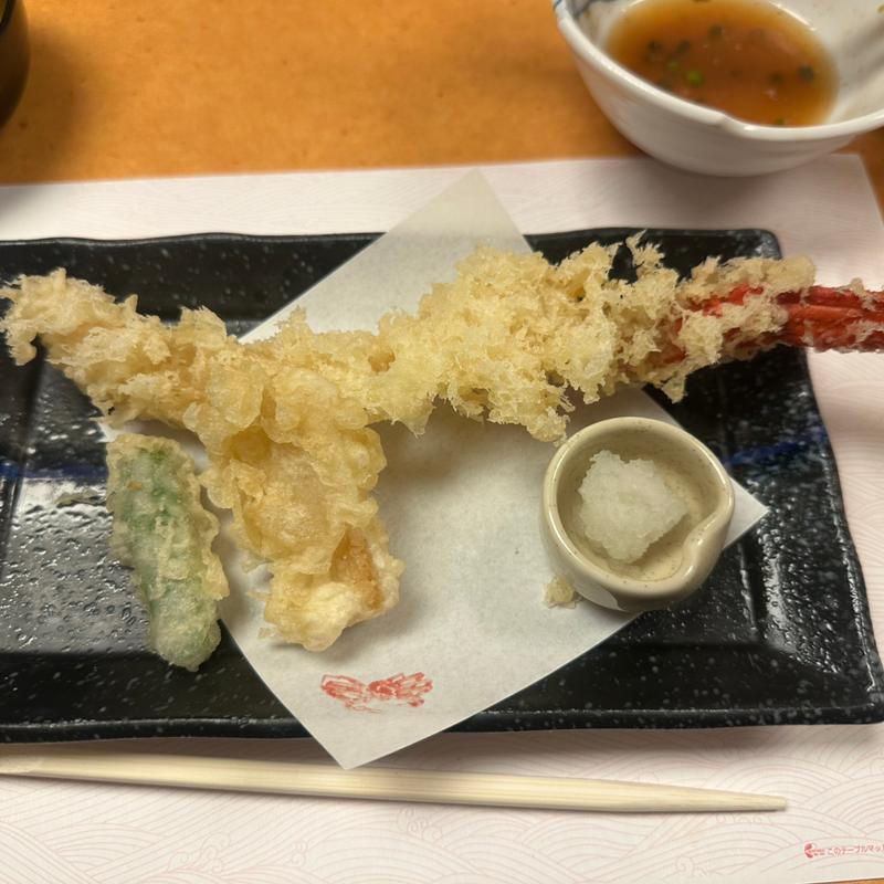 かに天ぷら(かに道楽 道頓堀本店)