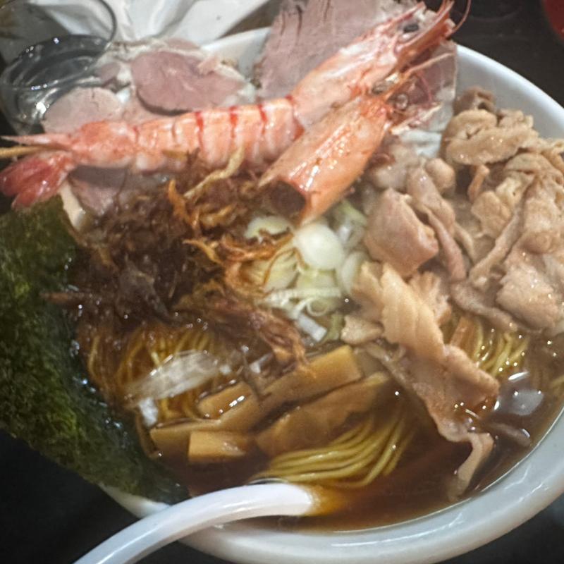 車海老10kg上品醤油SP大盛り、つけ玉(一条流がんこ総本家分家荒木町)