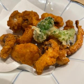 タコの唐揚げ(山水草木)