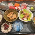 お造り定食 上(うお左衛門)