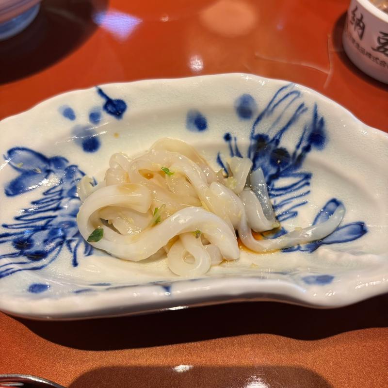 イカ刺し(川場温泉悠湯里庵 )