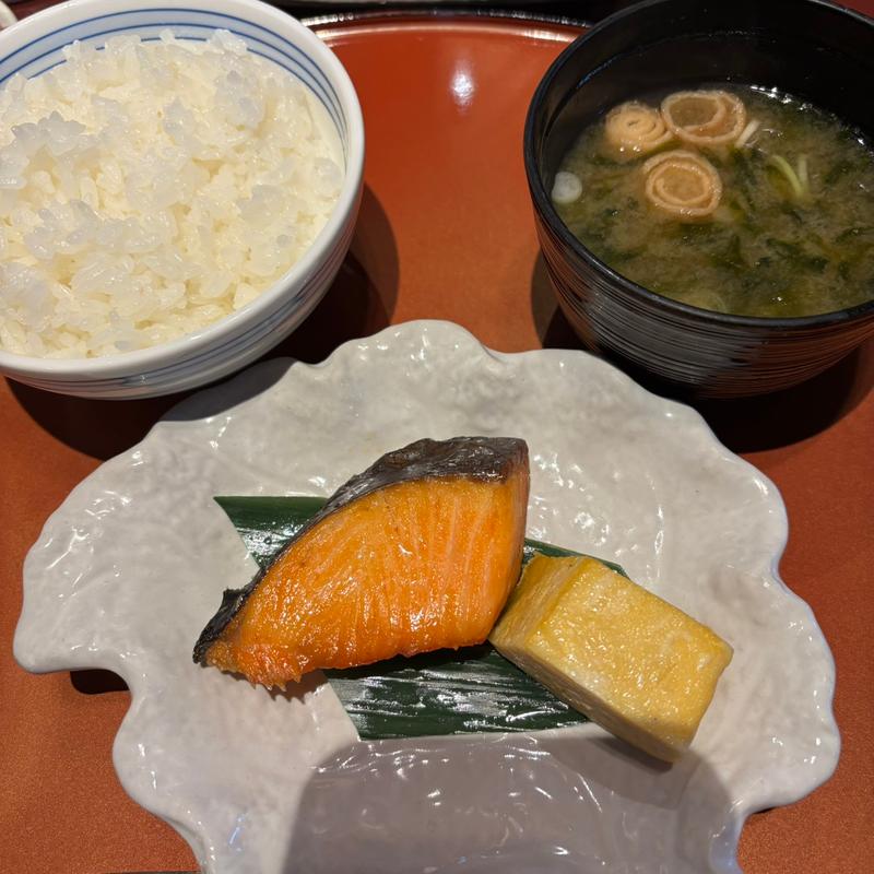 しゃけと玉子焼き(川場温泉悠湯里庵 )